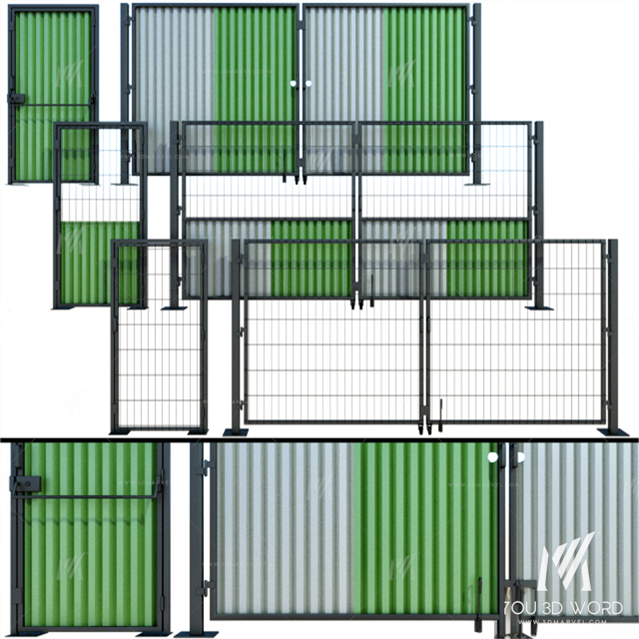 Oar gate gate for building a site